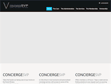 Tablet Screenshot of conciergesvp.com